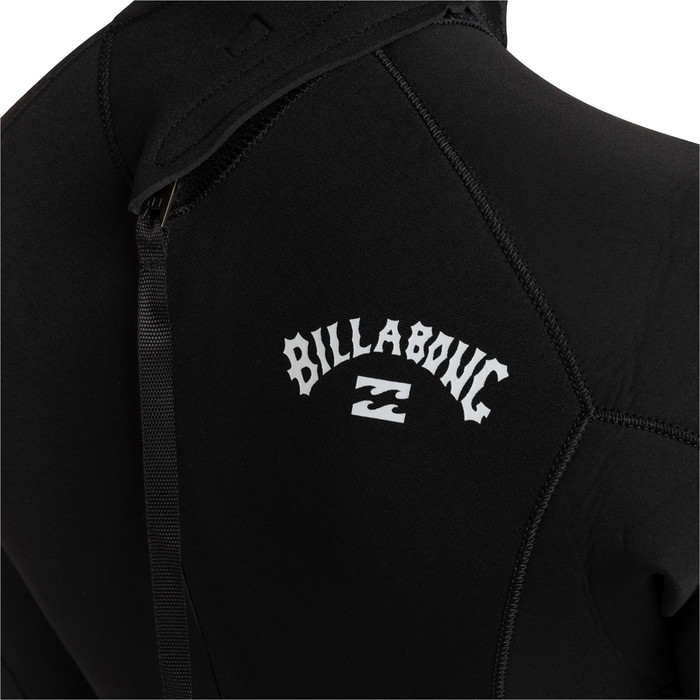 2023 Billabong Masculino Intruder 3/2mm Back Zip GBS Wetsuit ABYW100202 - Black